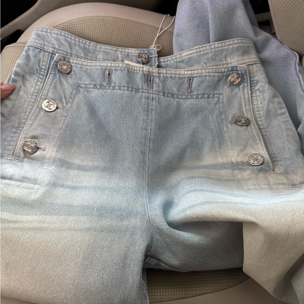Chanel High Waisted Full Length Jeans